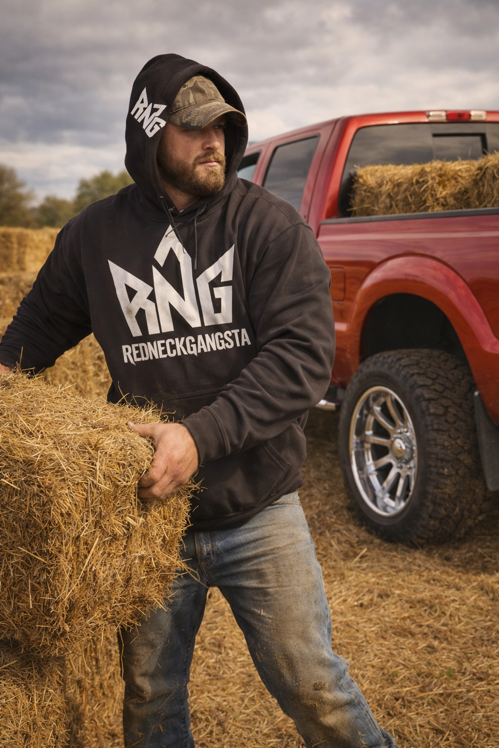 RNG Original Logo Hoodie – Black