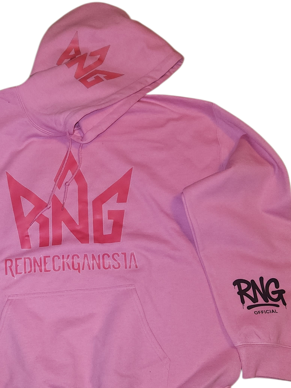 RNG Tonal Pink Logo Hoodie