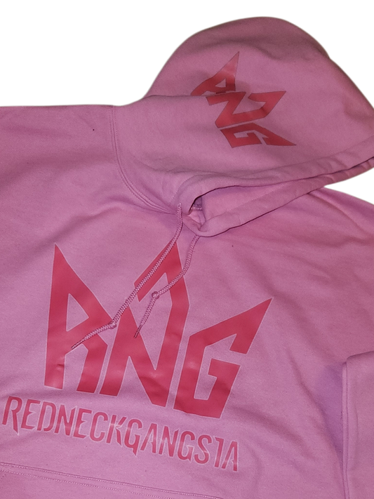 RNG Tonal Pink Logo Hoodie