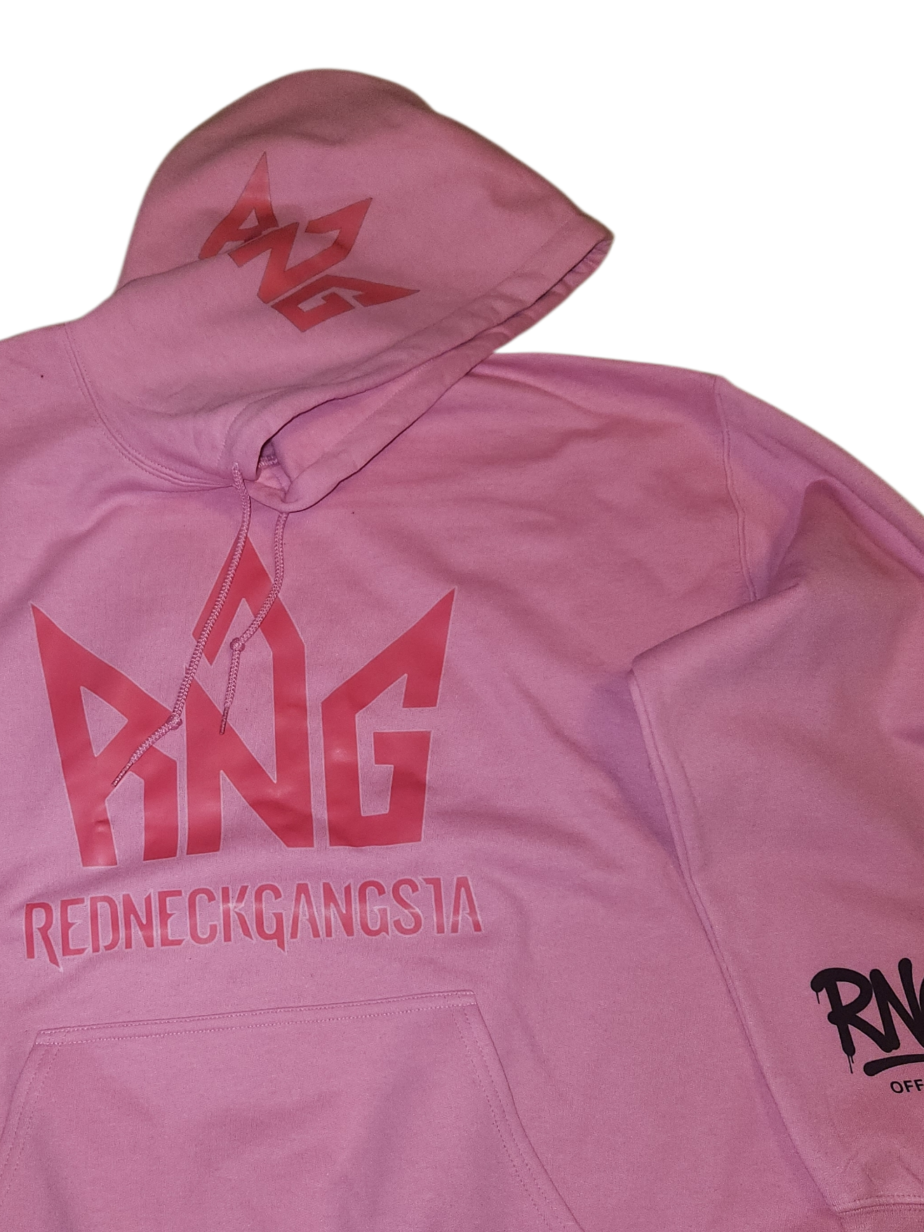 RNG Tonal Pink Logo Hoodie