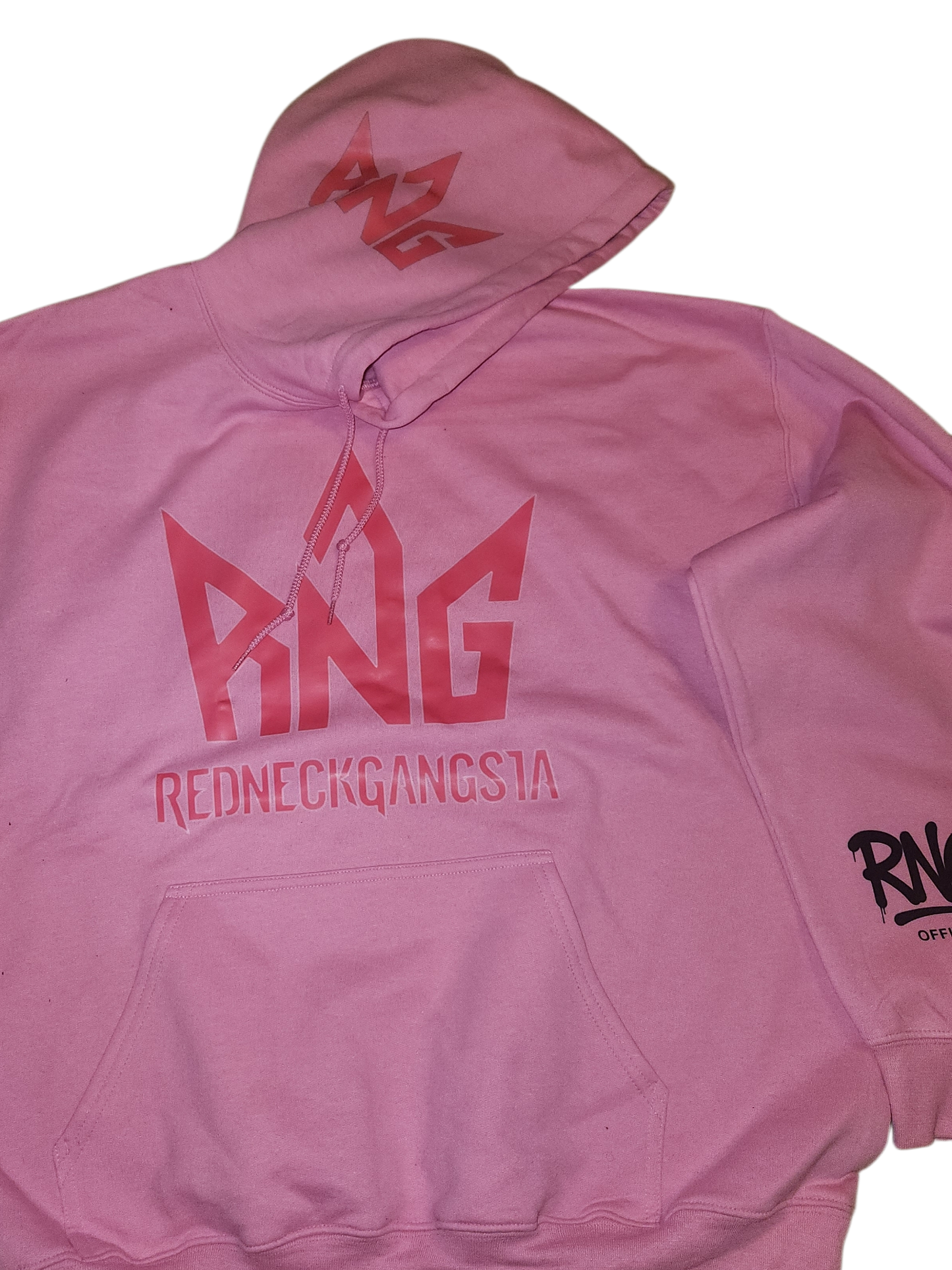 RNG Tonal Pink Logo Hoodie