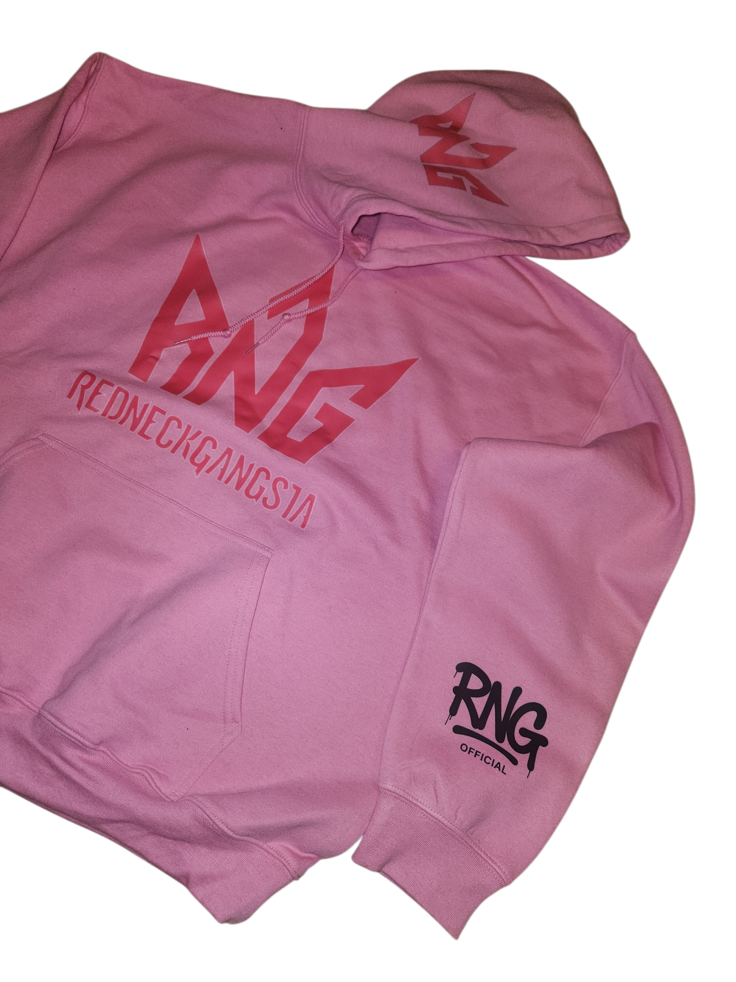 RNG Tonal Pink Logo Hoodie