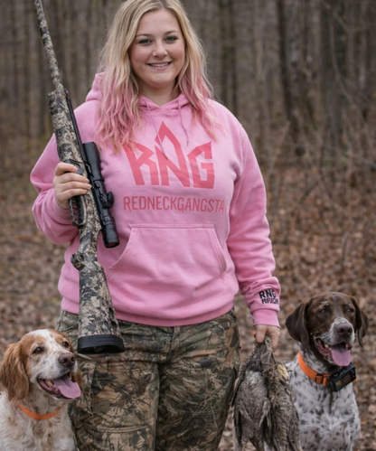 RNG Tonal Pink Logo Hoodie