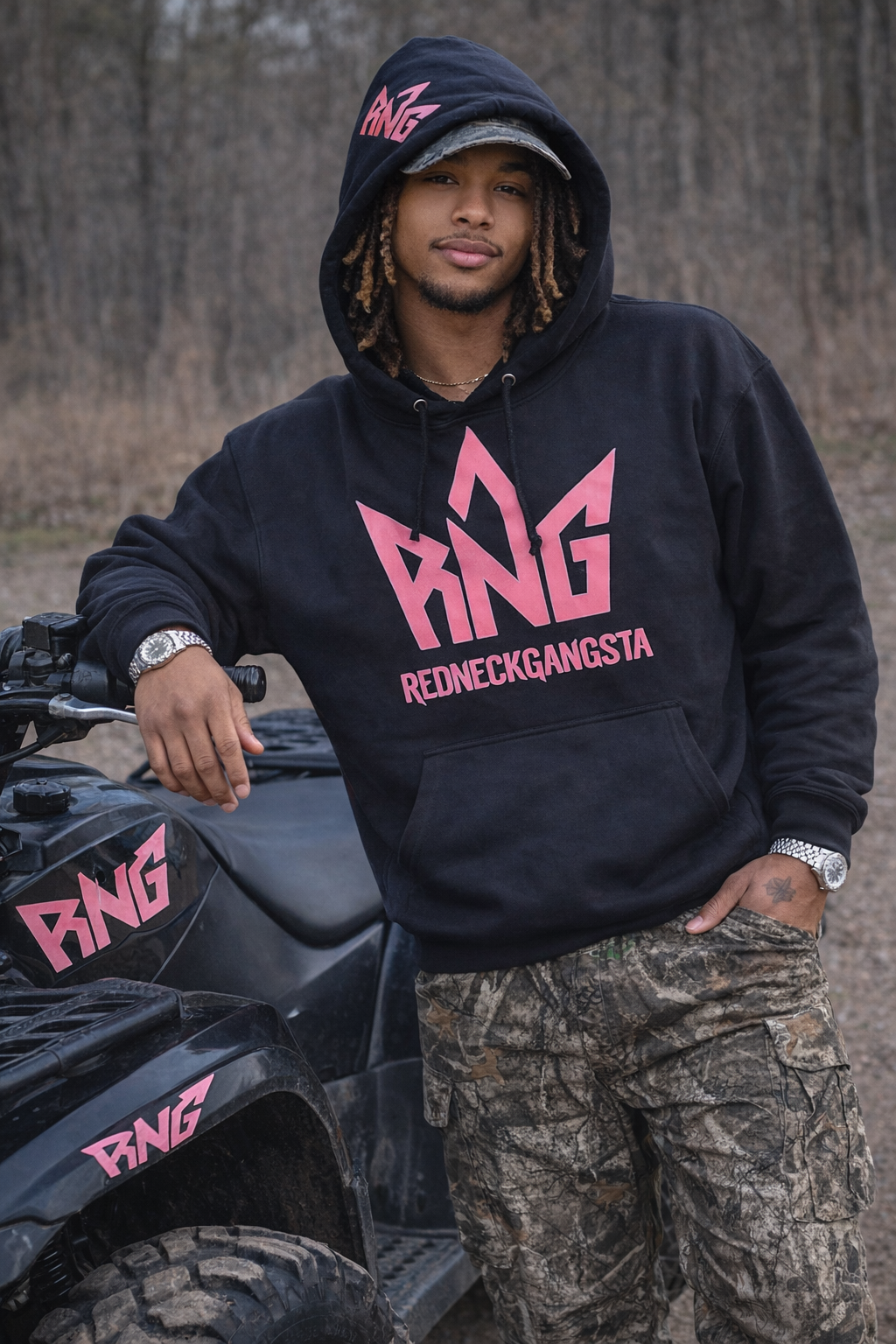 RNG Original Logo Hoodie – Black
