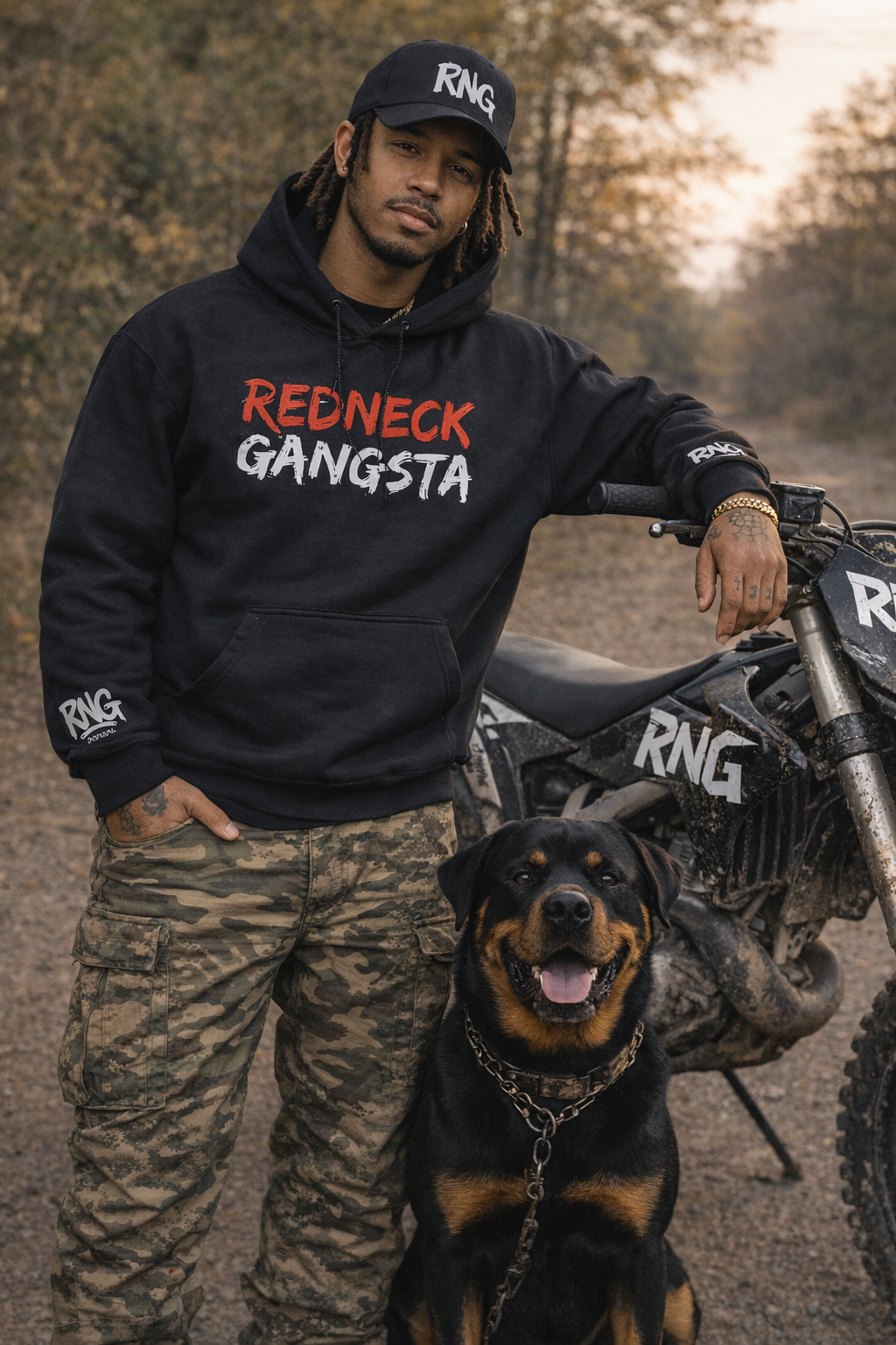RNG Original Logo Hoodie – Black