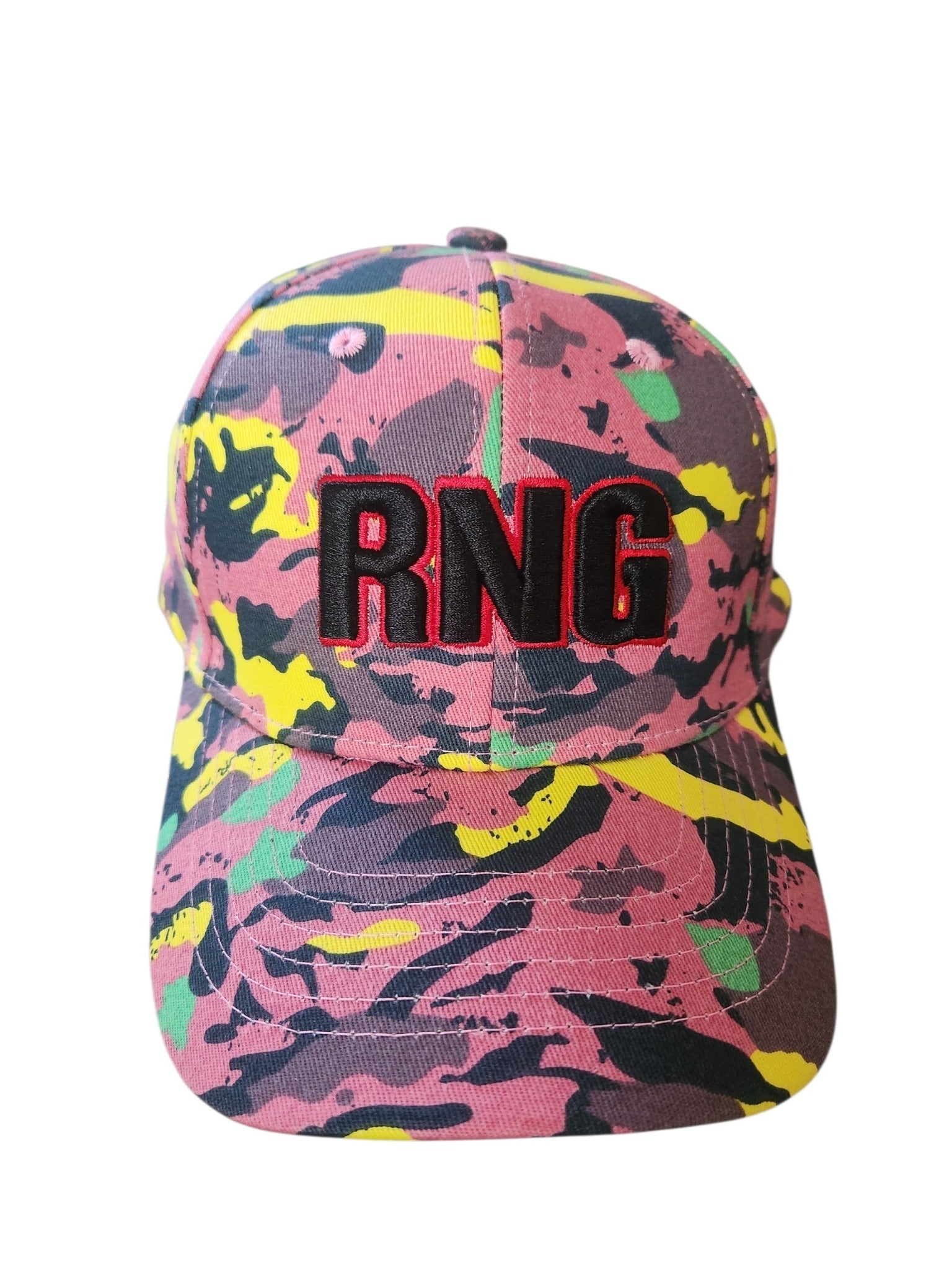 RNG Neon Camo Hat front view